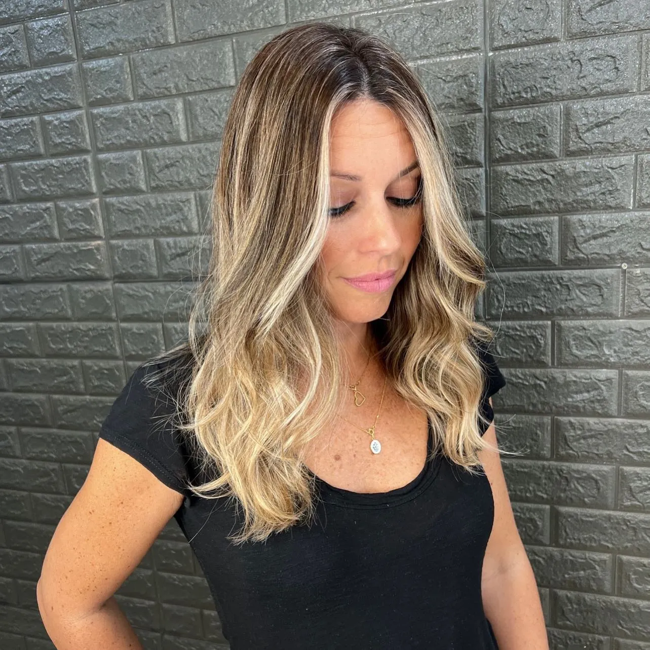 Hair styling result — look 3