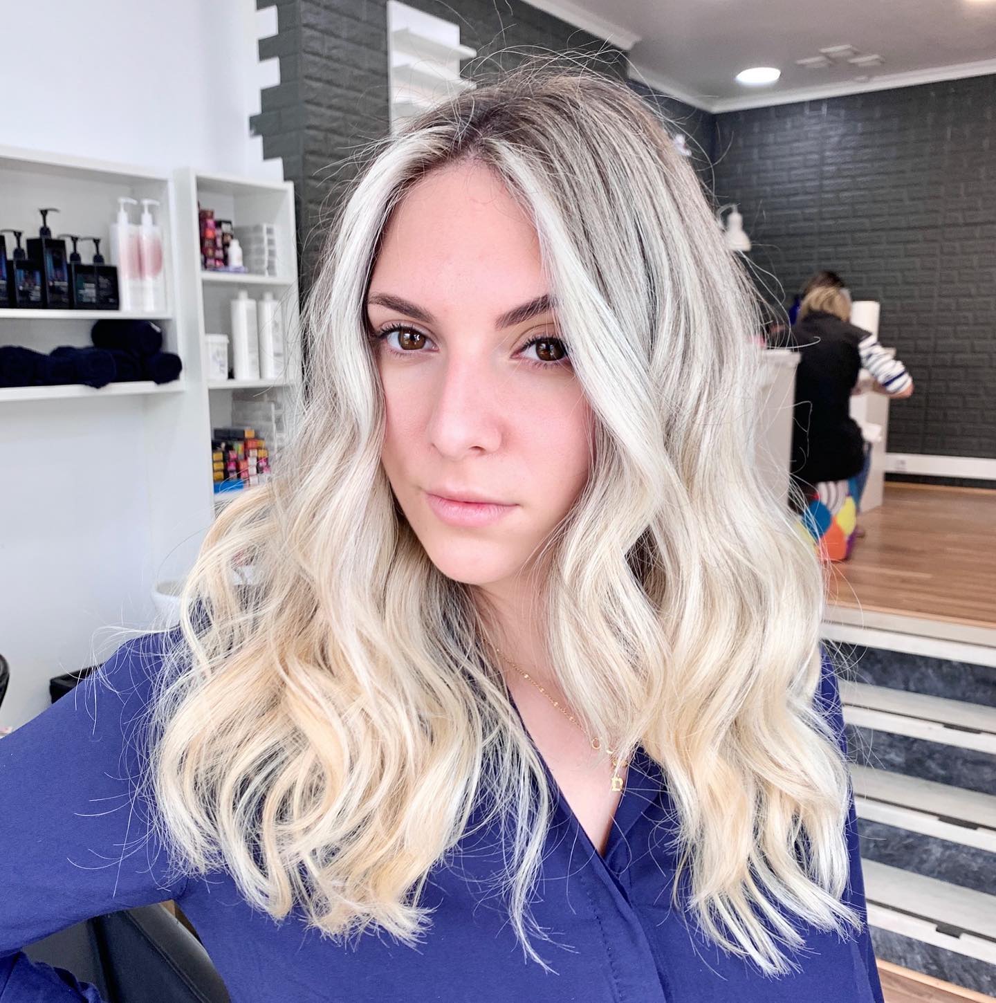 Hair styling result — look 4