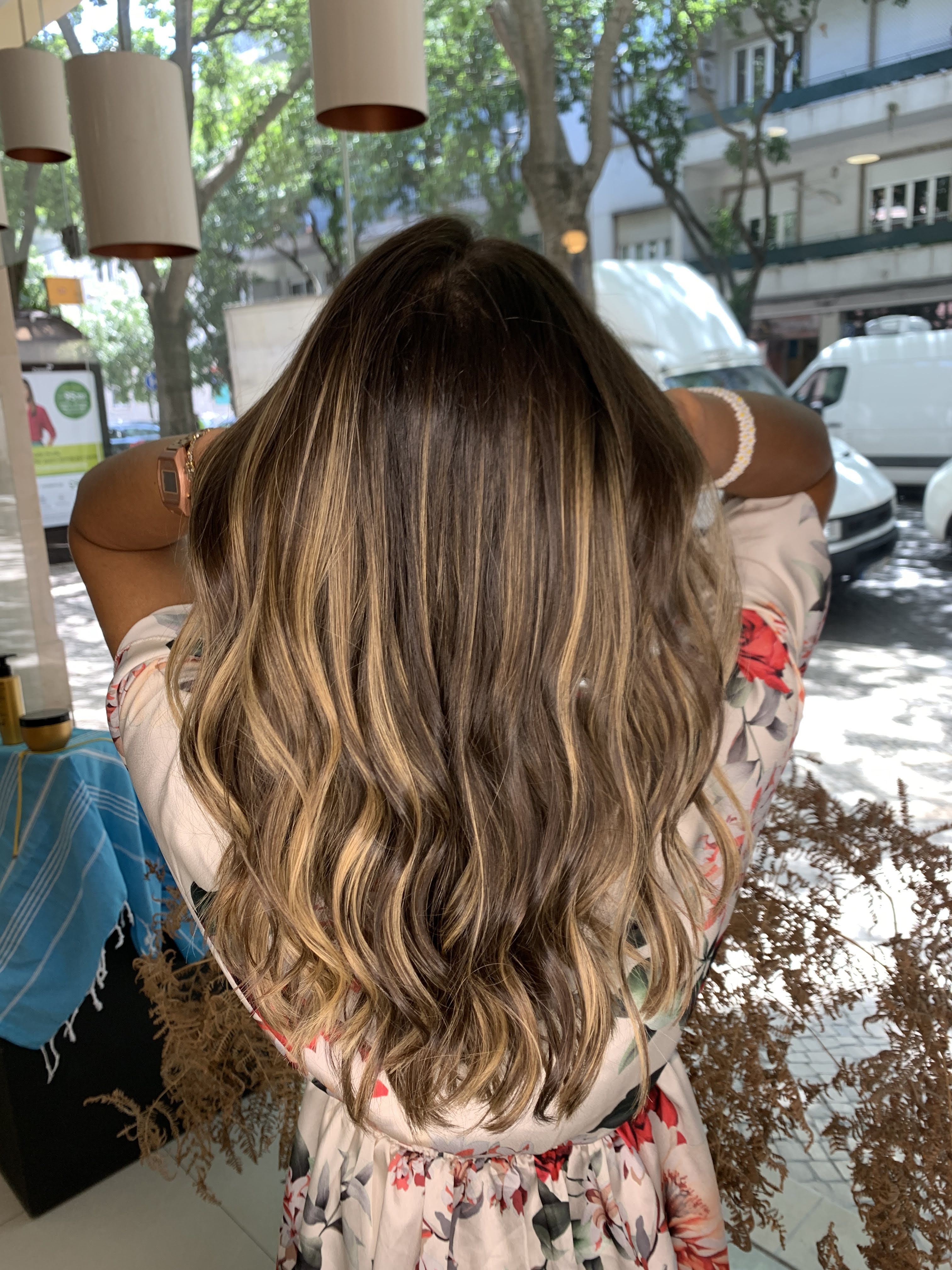 Hair styling result — look 5