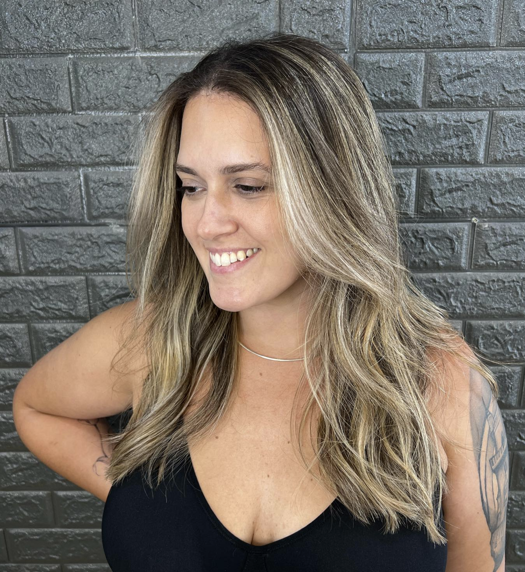 Hair styling result — look 8