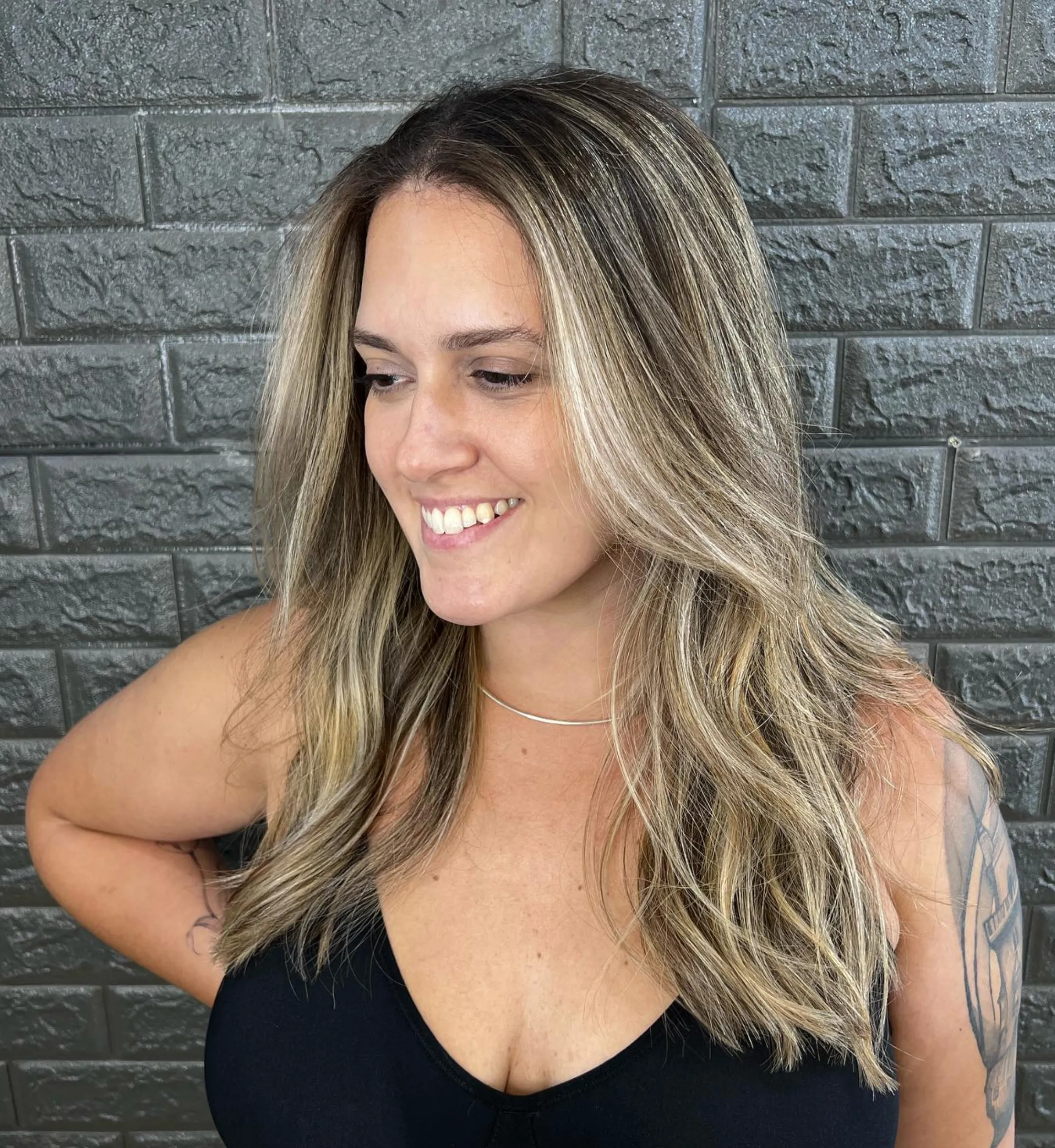 Hair styling result — look 8
