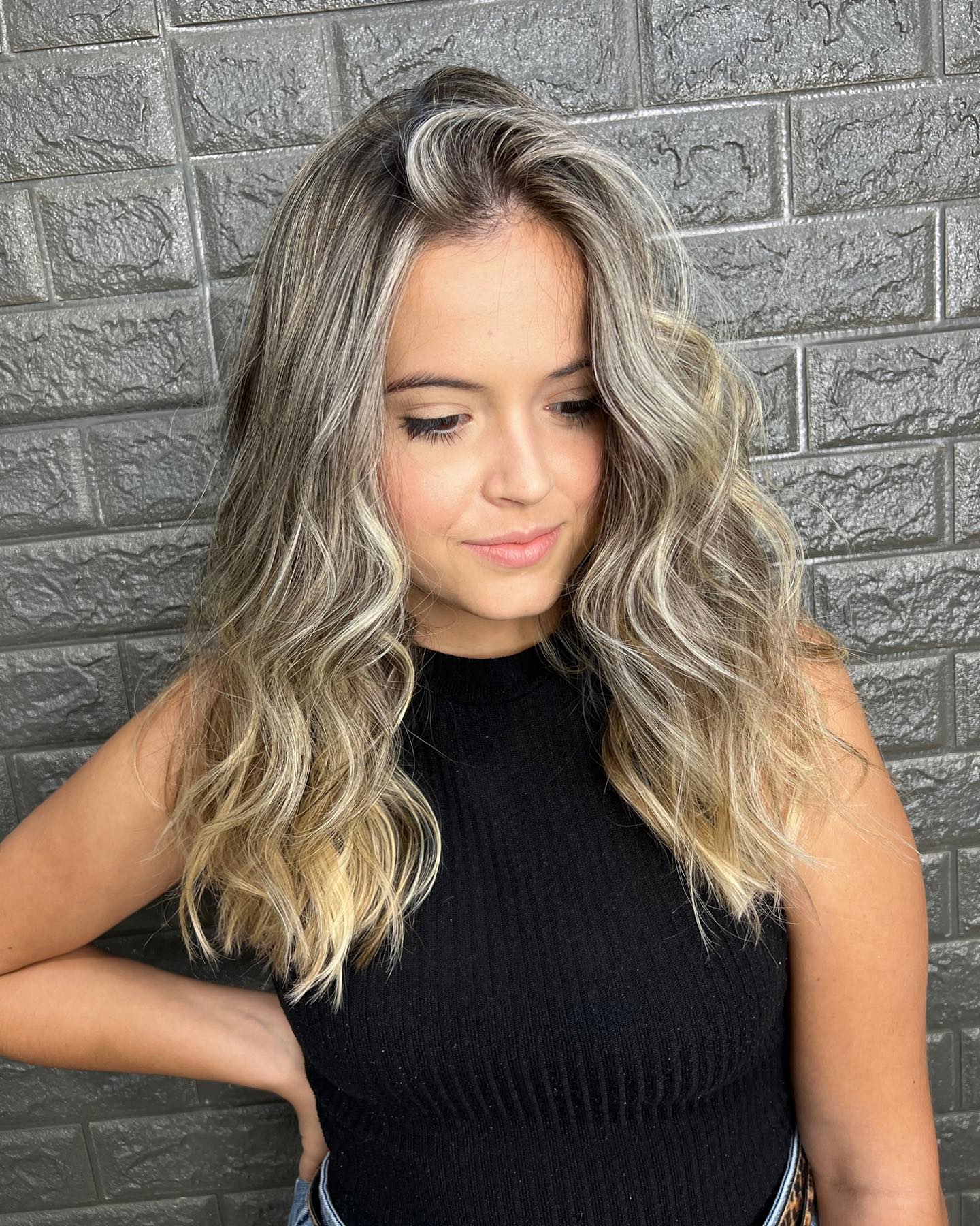 Hair styling result — look 9