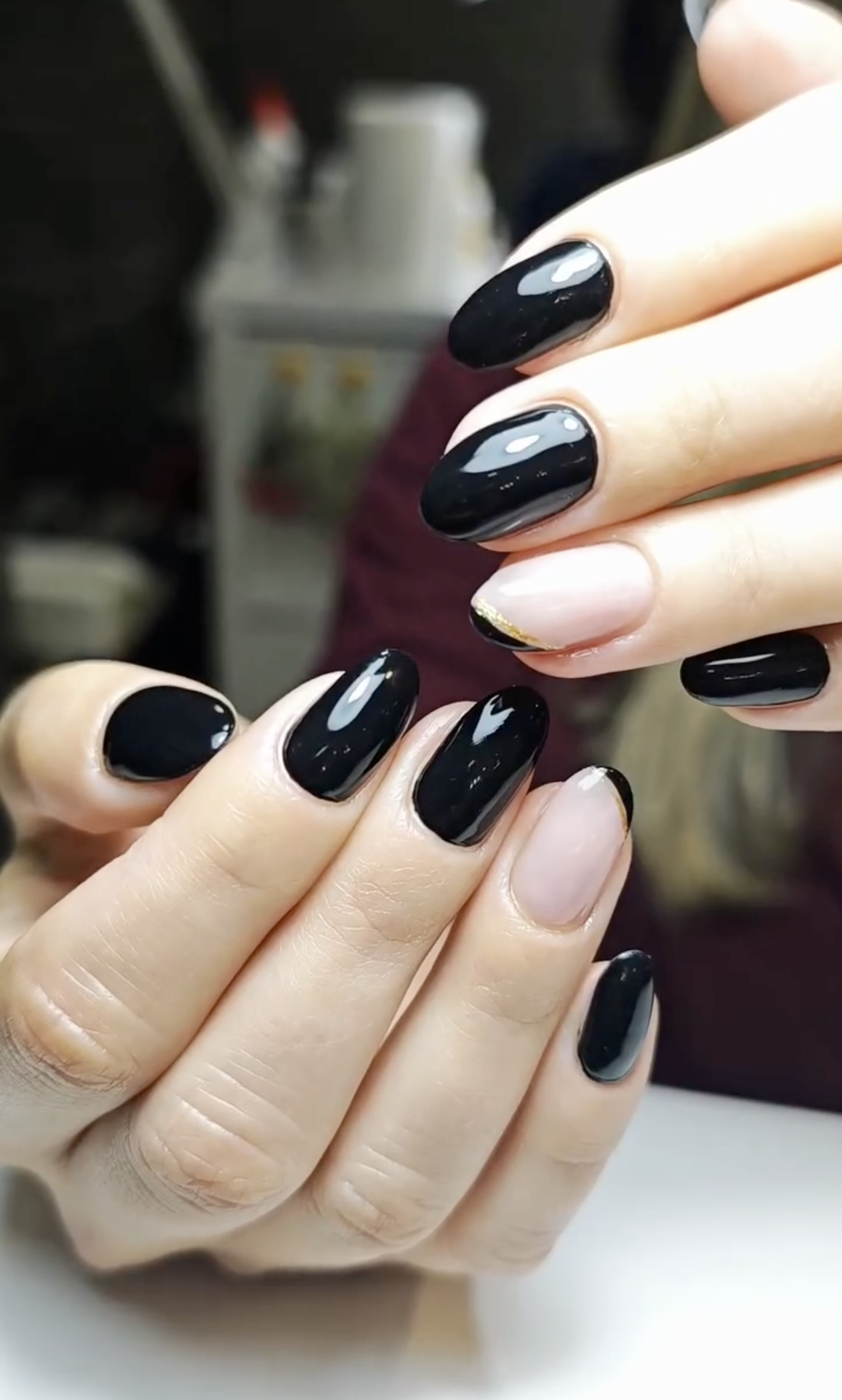 Nail art result — design 1